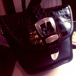 Brighton Black Leather Purse